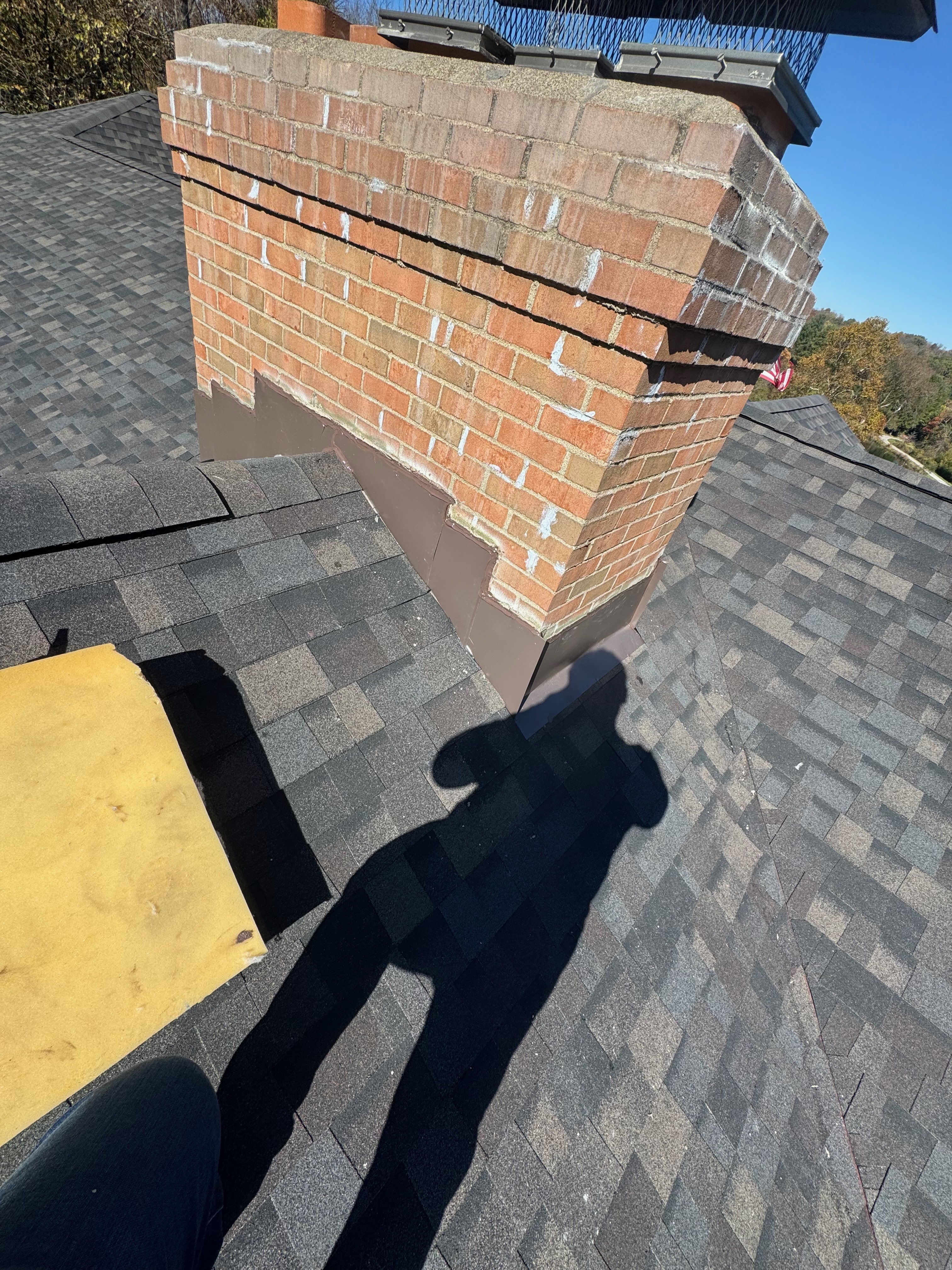 Roof maintenance work