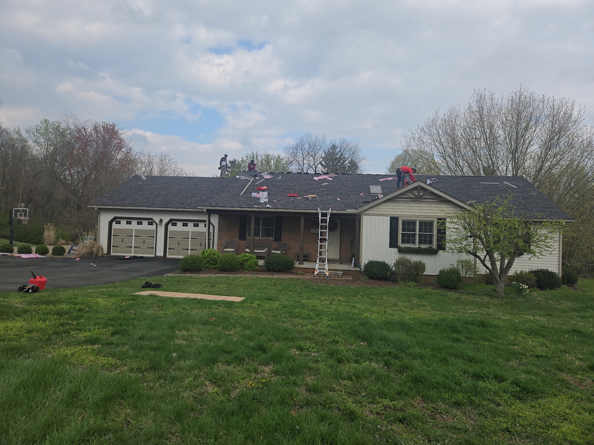 Roof replacement project